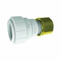 John B Sanfilippo & Son John Guest Pipe Connector, 3/4 in, CTS x NPT, Polysulfide, 160 psi Pressure PSEI452826P